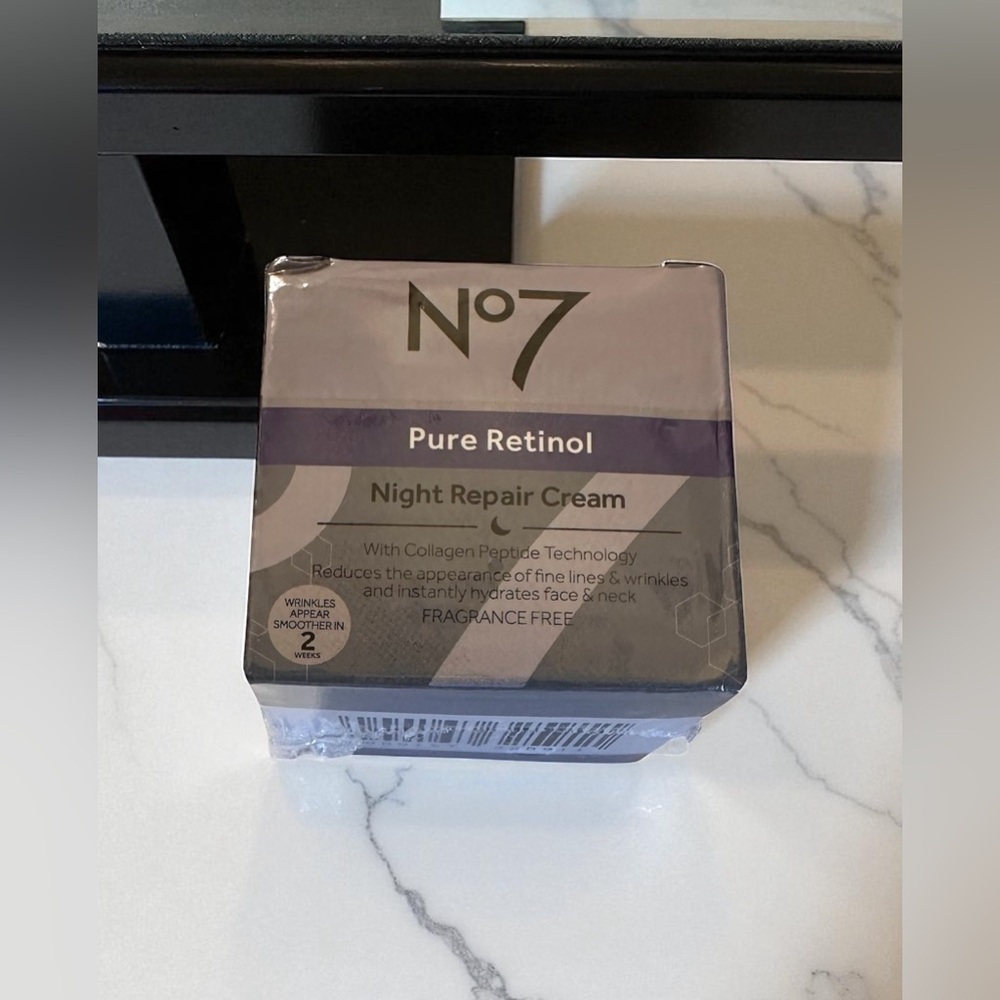 No7 Pure Retinol Night Repair Cream With Collagen Technology New In Box - Picture 8 of 8